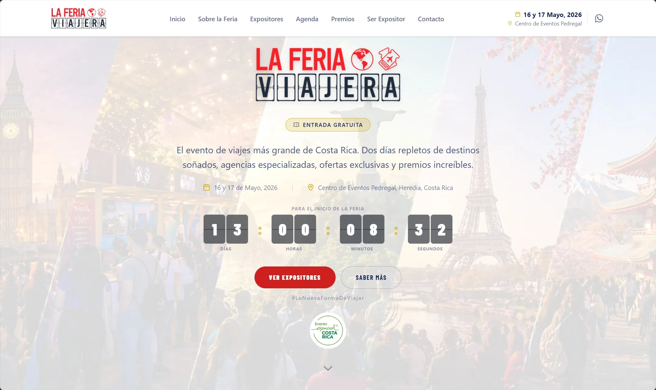 La Feria Viajera 2026, sitio del evento