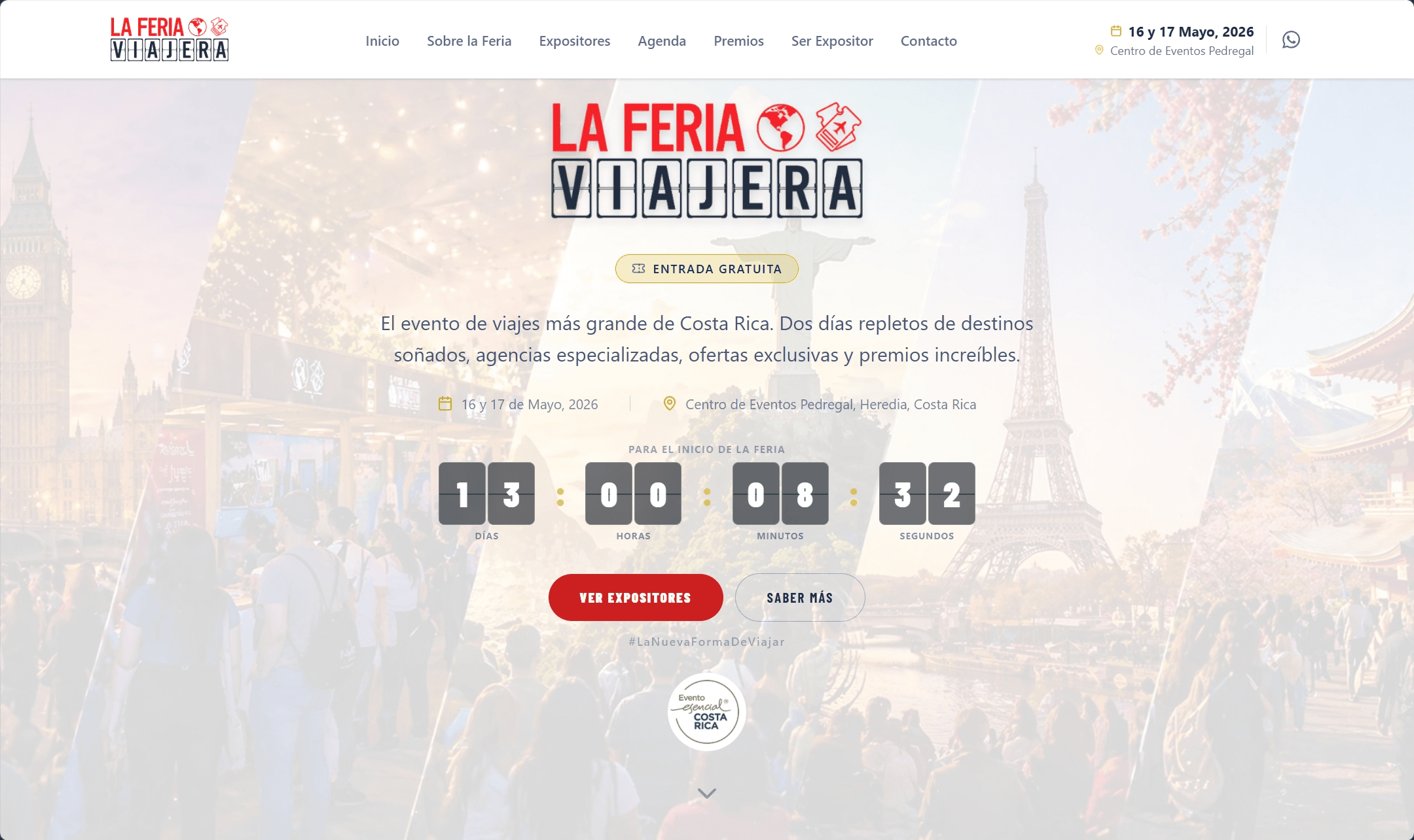 La Feria Viajera 2026 - sitio web